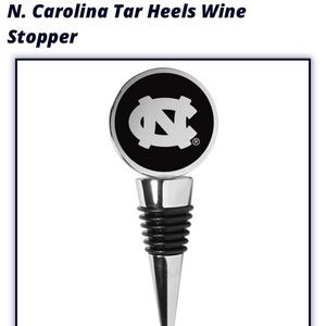 UNC Carolina Tarheels Wine Stopper Officially Licensed